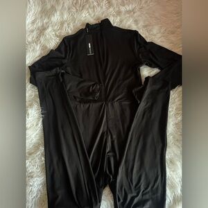 Black Long Sleeve Jumpsuit